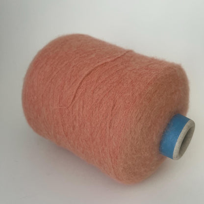 Sesia Baby Alpaca Fluffy Yarn Blend Italy–NM 1/9500. Orange.Per 100 gr