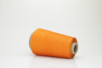 Silk yarn 90%, PL 10%, Nm 1/45,Passion Prisma Ricerche. Color Orange