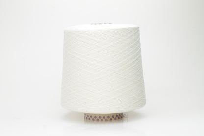 Silk 70%, Cashmere 30%. Nm 2/46, Biagioli Modesto Seta Cash. Color White