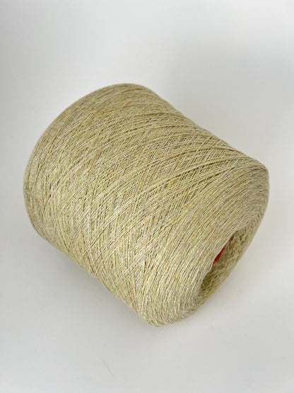 100% Cashmere Lace Yarn Cone Todd&Duncan 2/28 – Straw. Per 100 gr