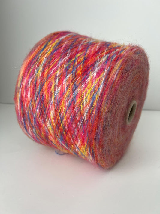 SuperKidMohair 70%, NY 30%, Profilo GIOIA, Nm 9000-Multicolor.Per 100 gr