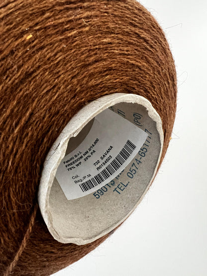 Freedom Royal Alpaca Blend Yarn 70/30 Italy. Color Savana. Per 100gr