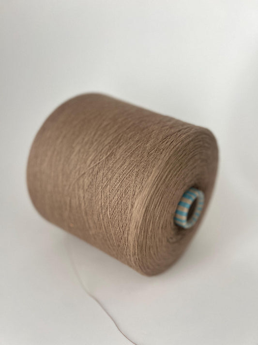 Filatura Cotton Lace Yarn 100% Cotton Nm2/30 - Italy. Taupe.Per 100 gr