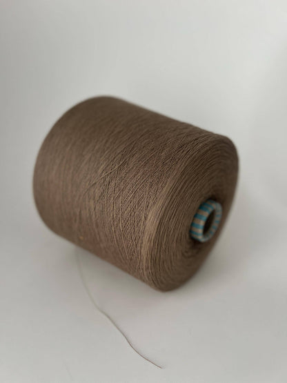 Filatura Cotton Lace Yarn 100% Cotton Nm2/30 - Italy. Taupe.Per 100 gr