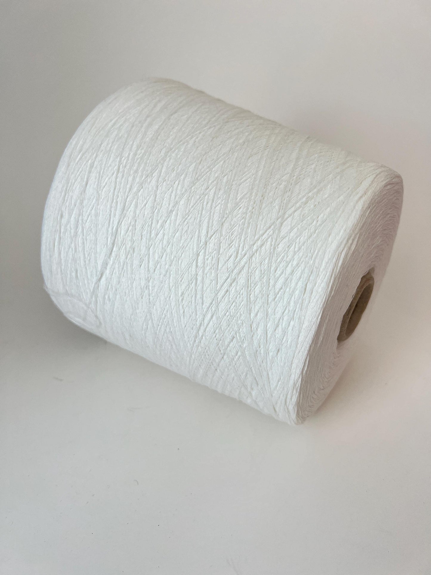 Loro Piana Voile Yarn 53% Cupro 47% Silk Nm4/48 Italy. White