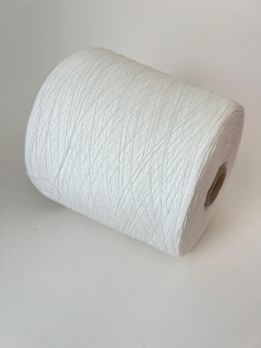 Loro Piana Voile Yarn 53% Cupro 47% Silk Nm4/48 Italy. White