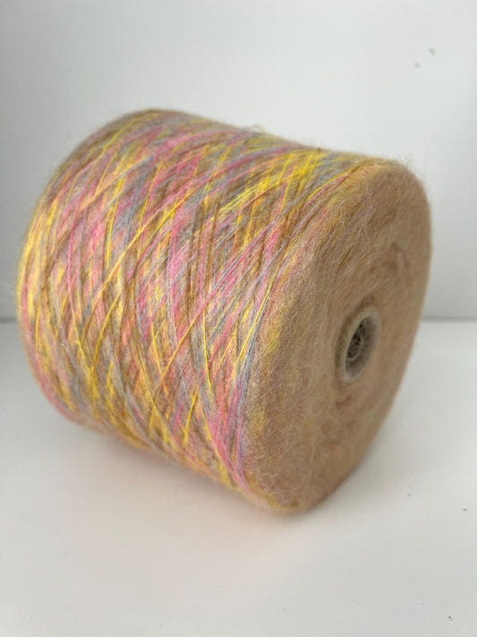 SuperKidMohair 70%, NY 30%, Profilo GIOIA, Nm 9000-Multicolor.Per 100 gr
