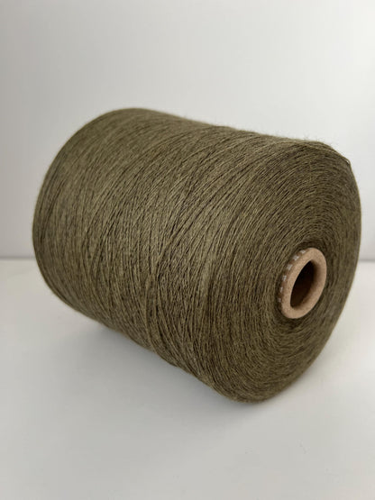 Merino yarn 100%, 2/30, Victoria Biella Yarn-Dark Olive. Per 100 gr