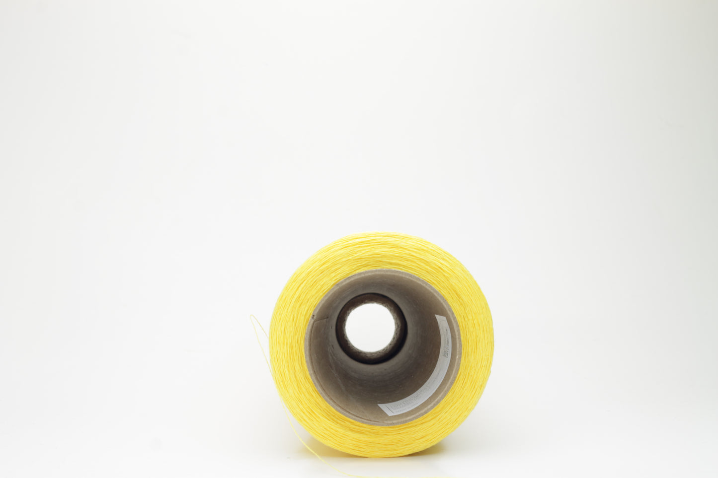 Lino yarn 100%, Nm 2/26, Loro Piana yarn on Cone, Color Yellow. Per 100 gr