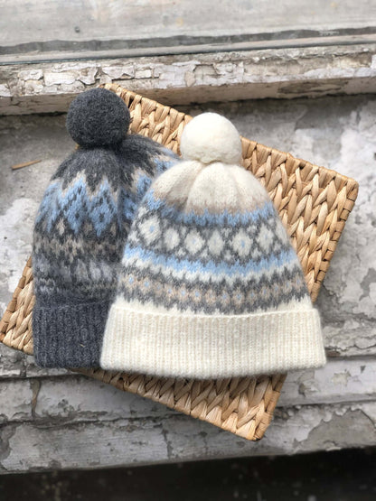 Easy knit pattern hat, Knitting Pattern Scandinavian winter hat