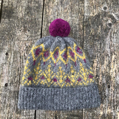 Easy knit pattern hat, Knitting Pattern Scandinavian winter hat