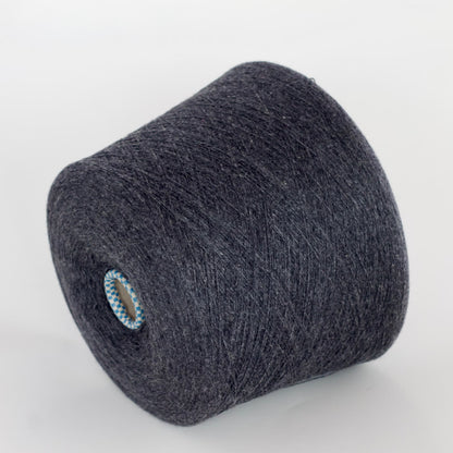 100% Cashmere yarn, Cariaggi 26006 , 2/26 , Lace weight yarn, 100 g/ 1300 m , Gray, per 100 gr