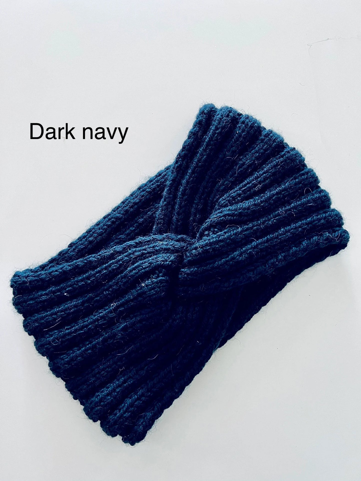 Handmade Ear Warmer, Fiber Content: 65% wool, 35% alpaca