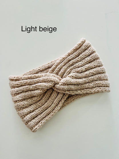 Handmade Ear Warmer, Fiber Content: 65% wool, 35% alpaca