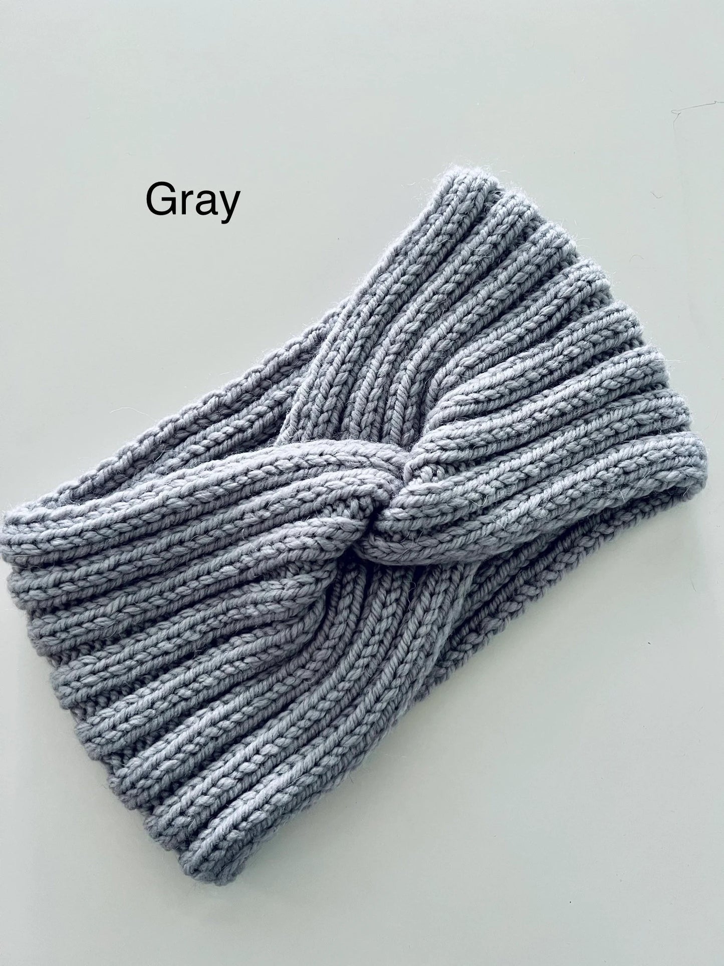 Handmade Twisted Headband, Fiber Content: 100% wool