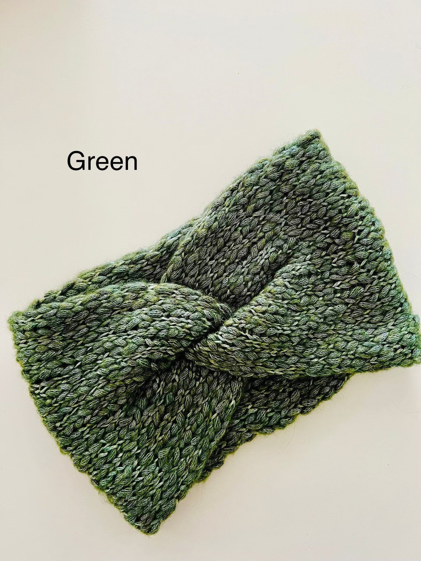 Handmade Ear Warmer, Fiber Content: 65% wool, 35% alpaca