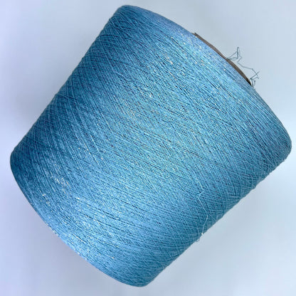 74% Sustainable Viscose 16% PBT 10% Metallic Fiber (lurex), Nm 37,Filaty, KALIPSO (green), per 50 gr